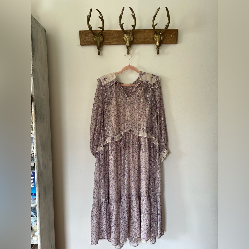 River Island Lavender floral boho chic dress!